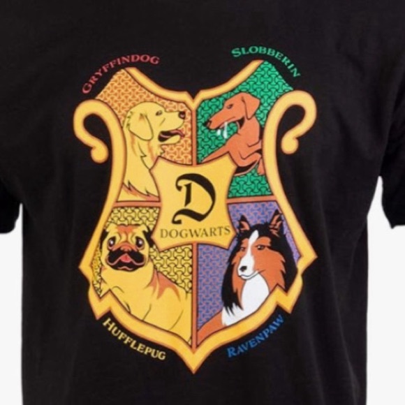 Dogwarts School of Canine Wizardry Graphic T-Shirt - Picture 1 of 3